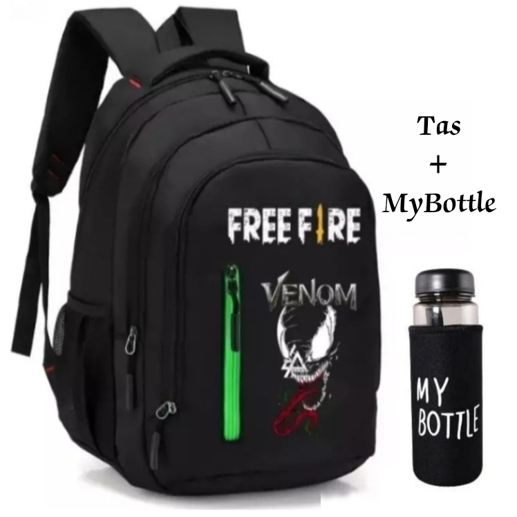 [ Free Botol ] Tas Anak Laki Laki Venom / Tas sekolah anak laki laki perempuan sd smp kelas 123456 /