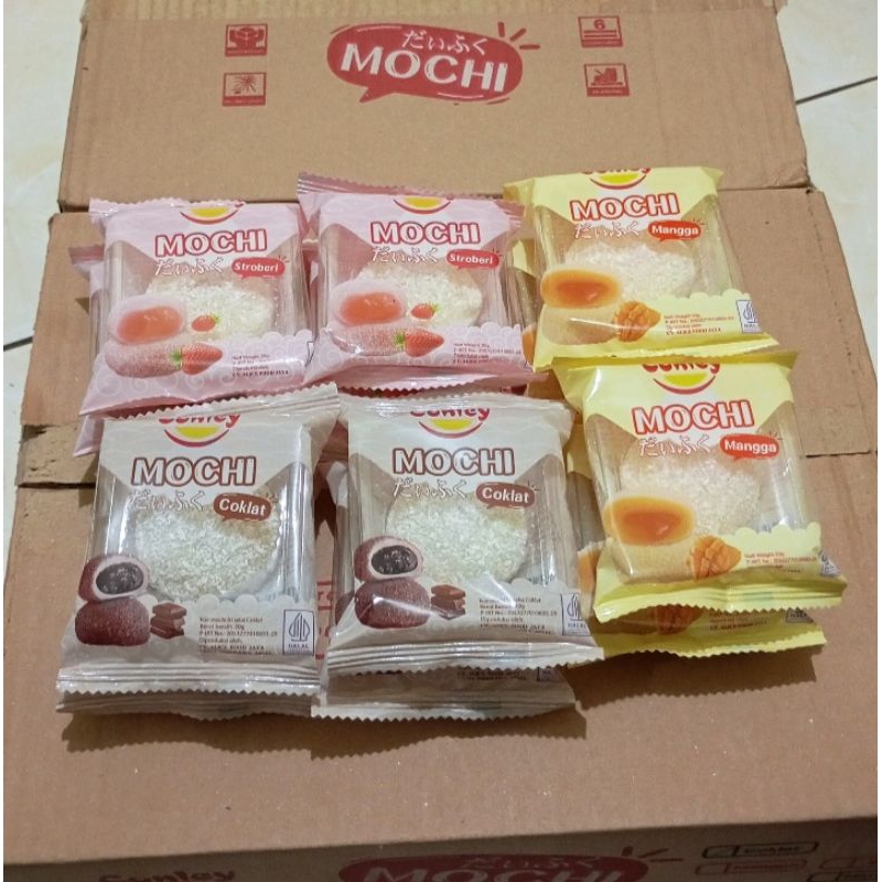 

MOCHI CONLEY ANEKA RASA isi 12 pcs / cemilan viral/ kue jepang isi selai