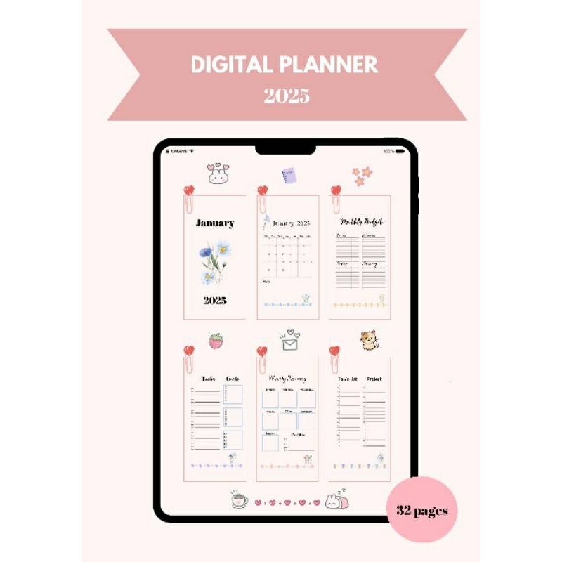 

Digital Planner Yearly 2025