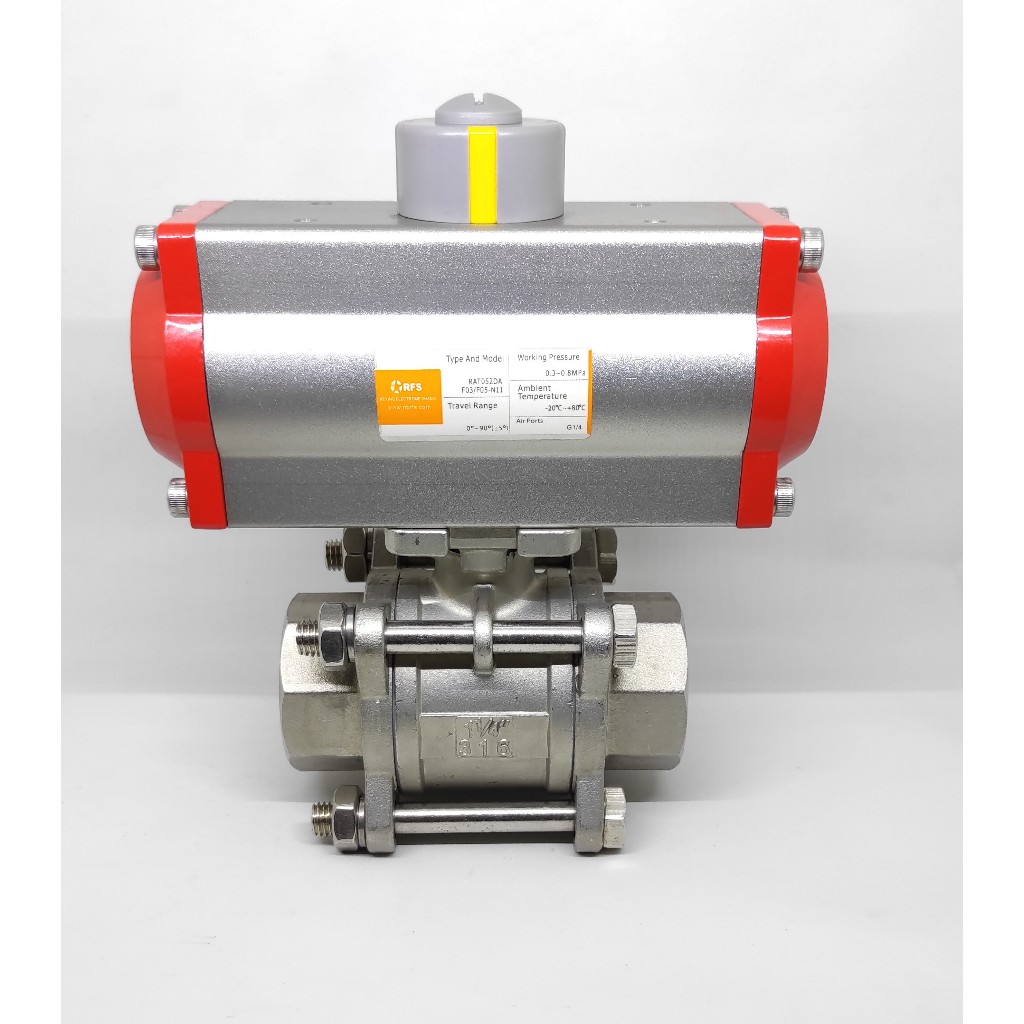 Ball Valve 2" + Pneumatic Actuator ; Aktuator Pneumatik + Ball Valve 2"