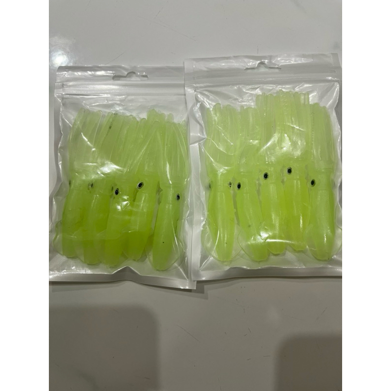 umpan pancing cumi karet/squid soft bait lure