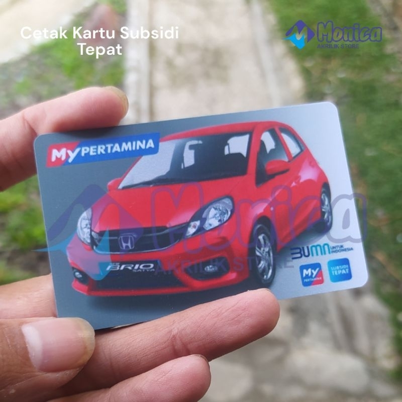 Cetak kartu Subsidi Tepat Pertalite & Bio Solar