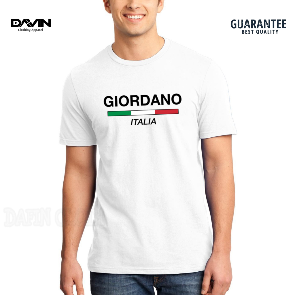 Kaos Pria Baju Tshirt Giordano Italia