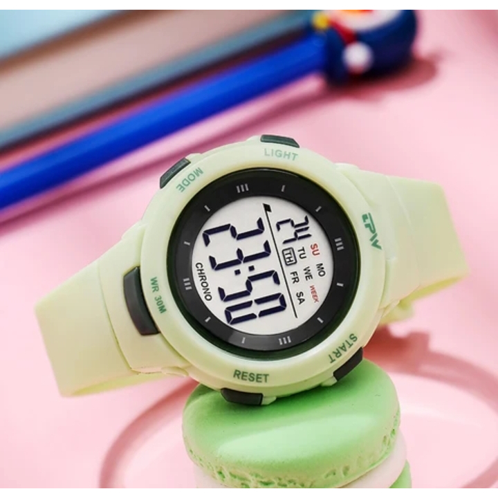 2 PCS JAM TANGAN ANAK SPORT JAM TANGAN ANAK PEREMPUAN