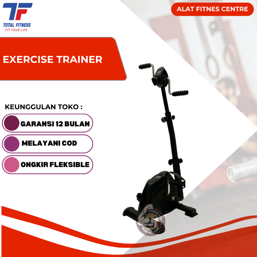 Total Fitness Exercise Trainer Alat Olahraga Sepeda Terapi - Alat Fitness Sepeda Therapy