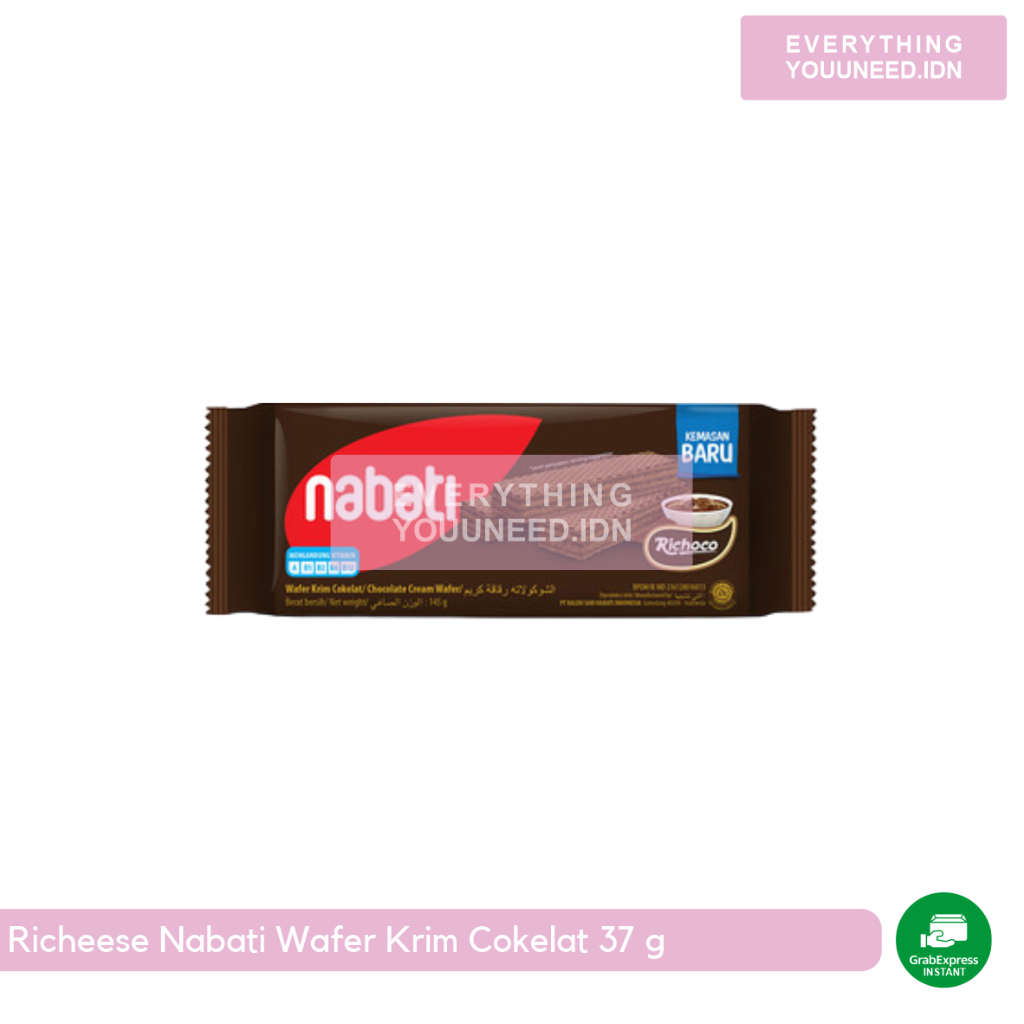 

Richeese Nabati Wafer Krim Cokelat 37 g