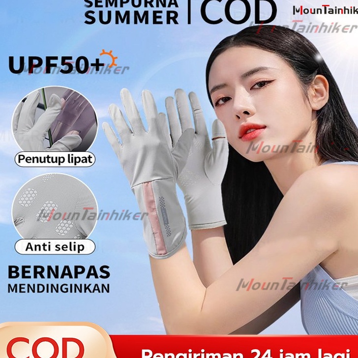 Sarung Tangan Sutra Es Anti uv motor wanita sarung tangan montor wanita kaos tangan motor wanita sar