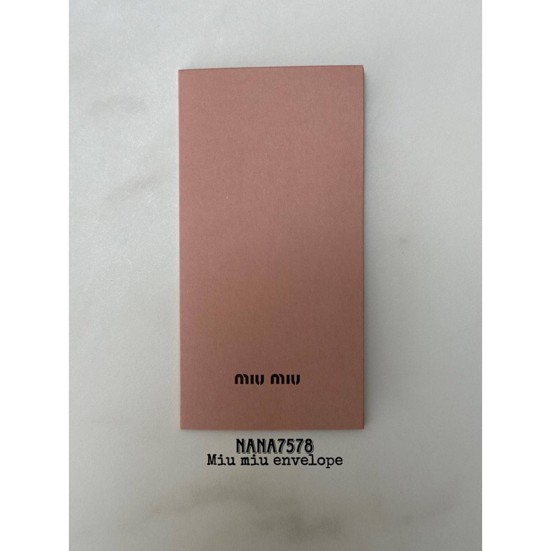 

Miu miu envelope miumiu amplop