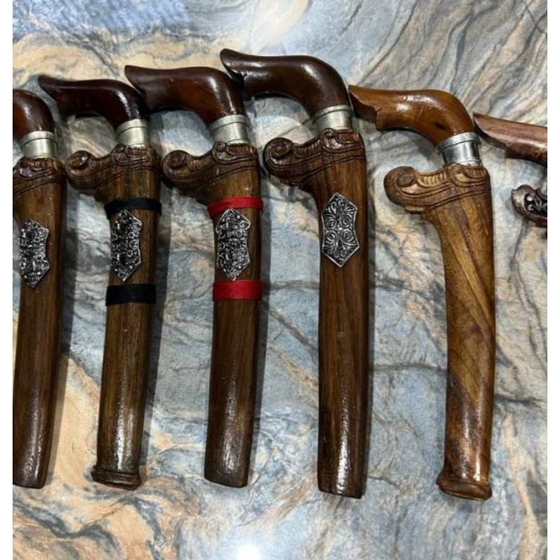 Kawali gecong pamor daun padi mengkilap super mewah