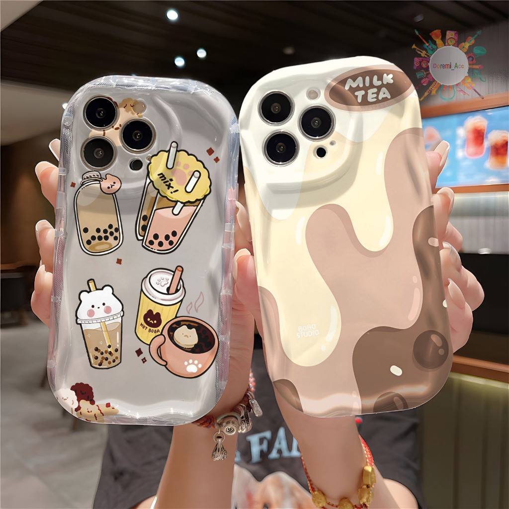DR12957 SOFTCASE SILIKON MELTING CUSTOM DRINK BOBA COMPATIBLE FOR SAMSUNG J2 PRIME GRANDPRIME A02S A