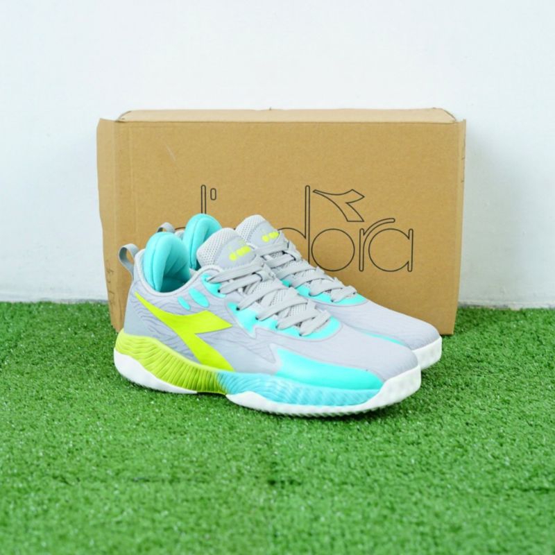 Sepatu Basket Diadora Kiral Grey Original