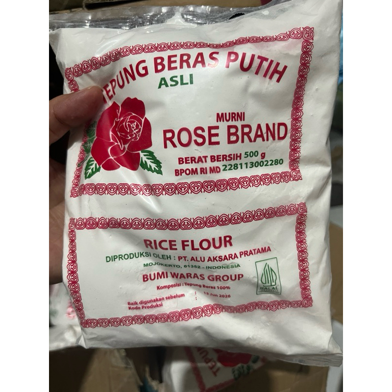 

tepung beras rose brand 500g
