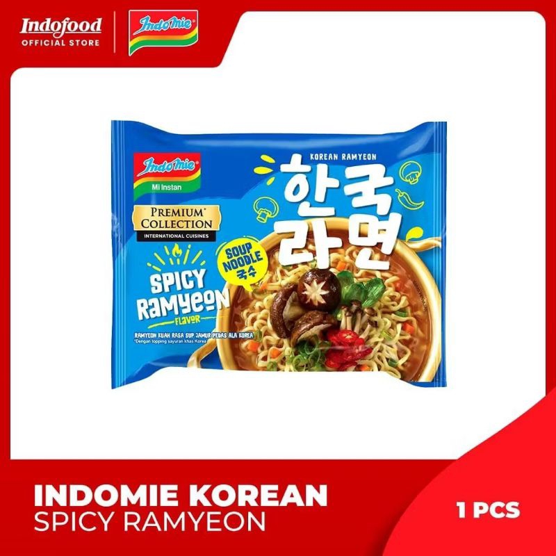 

INDOMIE KOREAN SPICY RAMYEON FIERY CHIKIN pack 1'S