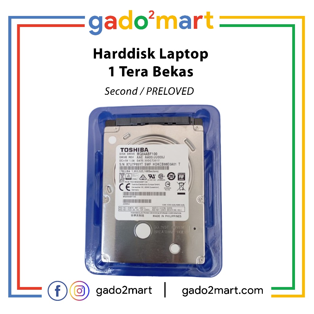 Hardisk Laptop  1 Tera