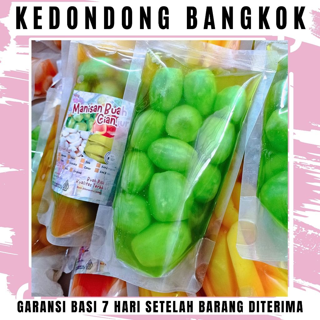 

BY KNY 400g Kedondong bangkok kedondong medan kedondong thailand manisan cianjur asinan rujak buah