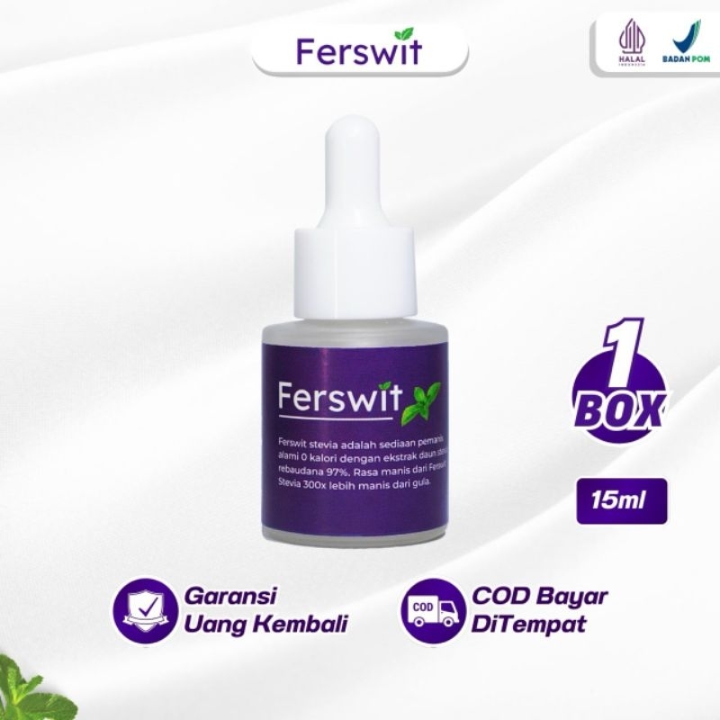 

Ferswit Stevia 1 Botol, Pemanis Alami Nol Kalori
