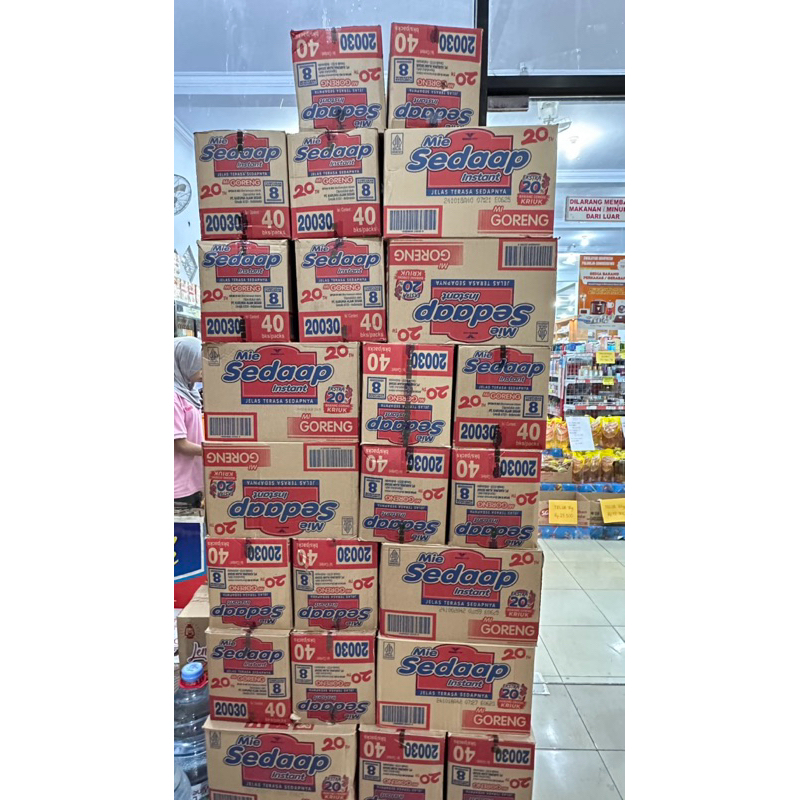 

(Karton) Mie Sedaap Goreng Instant 91 gr isi 40 pcs - 20th Anniv