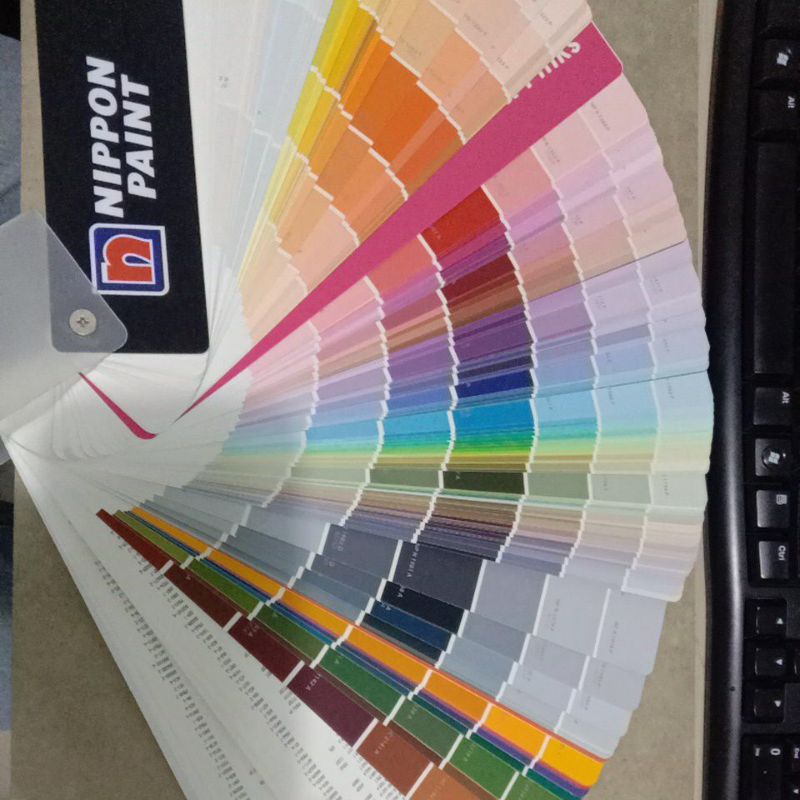 

colour palette fandeck nippon paint cat dinding