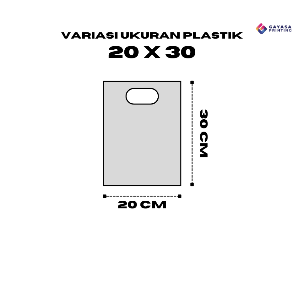 

Gayasa Printing FREE DESAIN Plastik Sablon Plong HD Ukuran 20x30cm Untuk Packing UMKM Olshop Online Shop Skincare - Custom Logo