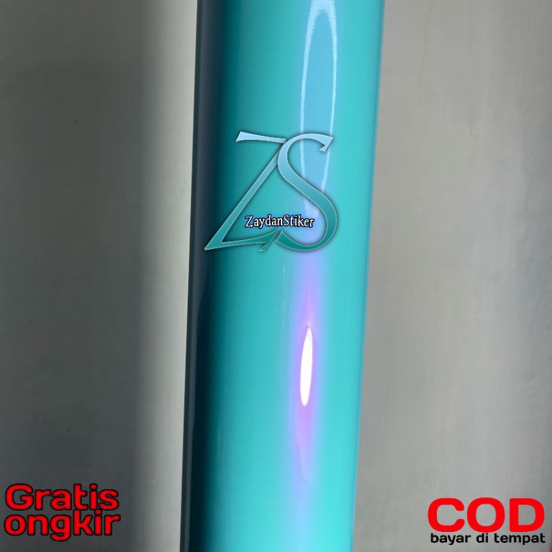 SKOTLET WARNA ICE BLUE LEMBAYUNG UNGU