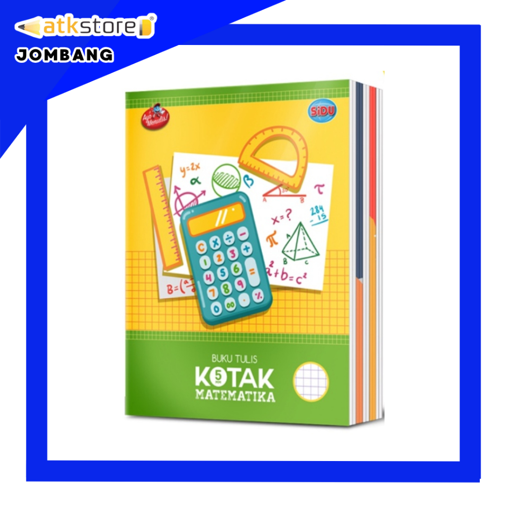 

SIDU Buku Kotak Kecil Tanggung Besar 5 10 14 mm 38 lembar Buku Tulis Matematika dan Mandarin - ATJ