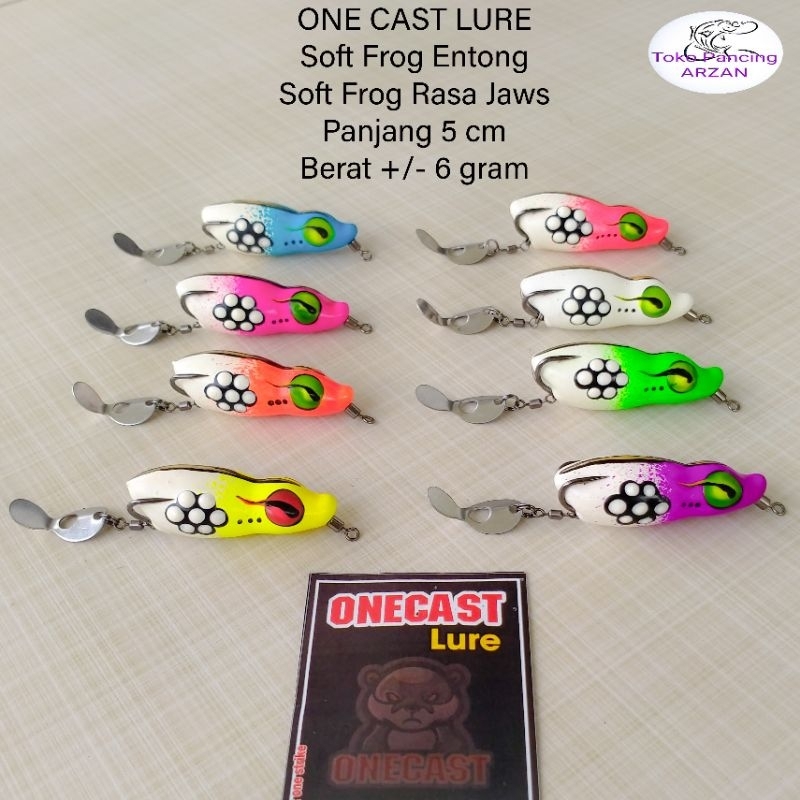 Soft Frog Entong 5 Cm/Soft Frog Rasa Jaws ONECAST LURE