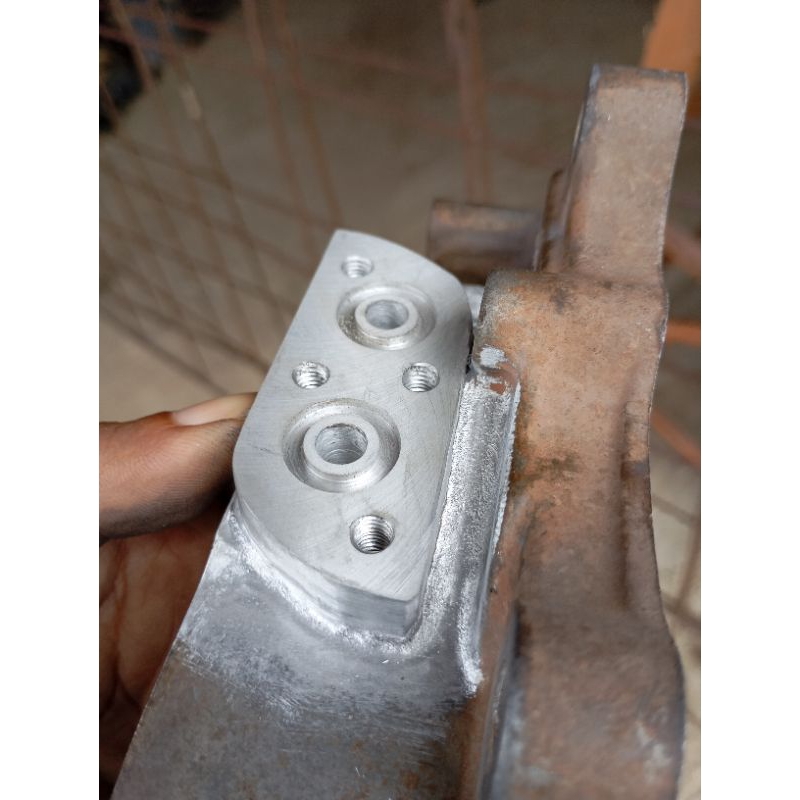 krengkes kanan Tiger megapro gl cb oil cooler sett pipa cooler