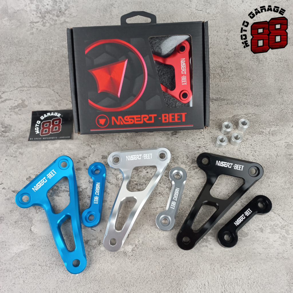 Bracket Hanger Knalpot Set Ninja 150 RR Nassert Beet