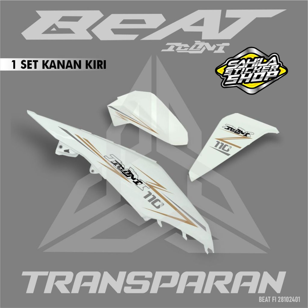 STRIPING BEAT FI VARIASI TRANSPARAN 28102401 - BEAT FI ICON TRANSPARAN