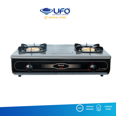 Rinnai Kompor 2 Tungku Api Lilin & Turbo RI712BGX
