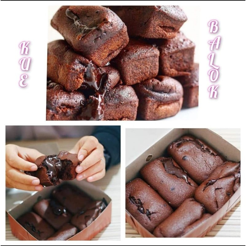 

Kue Brownies Balok Lumer ORIGINAL Coklat Brownis Premium Quality Isi 9 Pcs