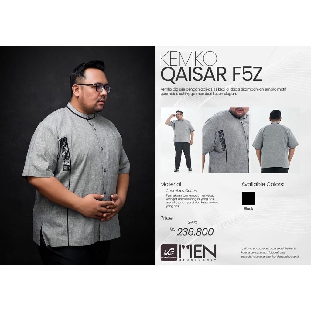 Rabbani - Kemko Qaisar Koko Lengan Pendek Father Size