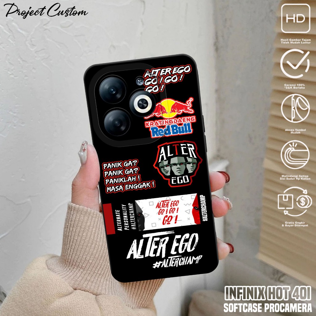 Case INFINIX HOT 40i - Casing Hp INFINIX HOT 40i ( ESPRT ) Silikon Hp INFINIX HOT 40i - Softcase Hp 