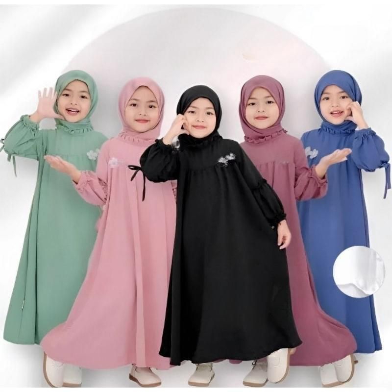 Gamis Anak Elfazz / Gamis Anak Murah / Gamis Murah Anak Medan / Gamis Manasik Haji / Gamis Putih