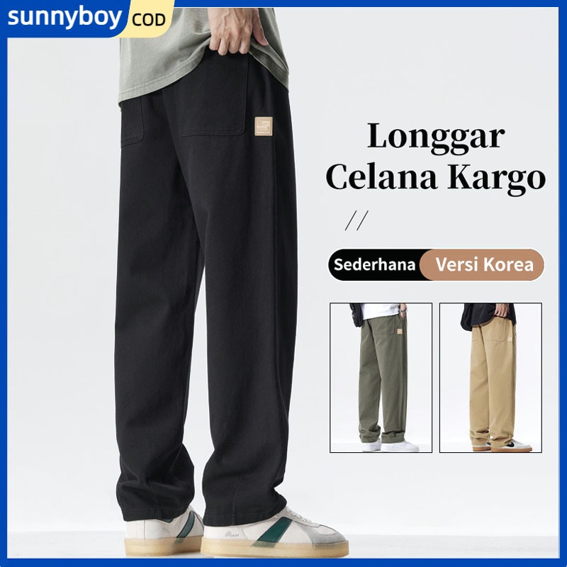 Celana cargo panjang pria cargo pants cowok celana cargo panjang pria  Oversize cargo pants pria
