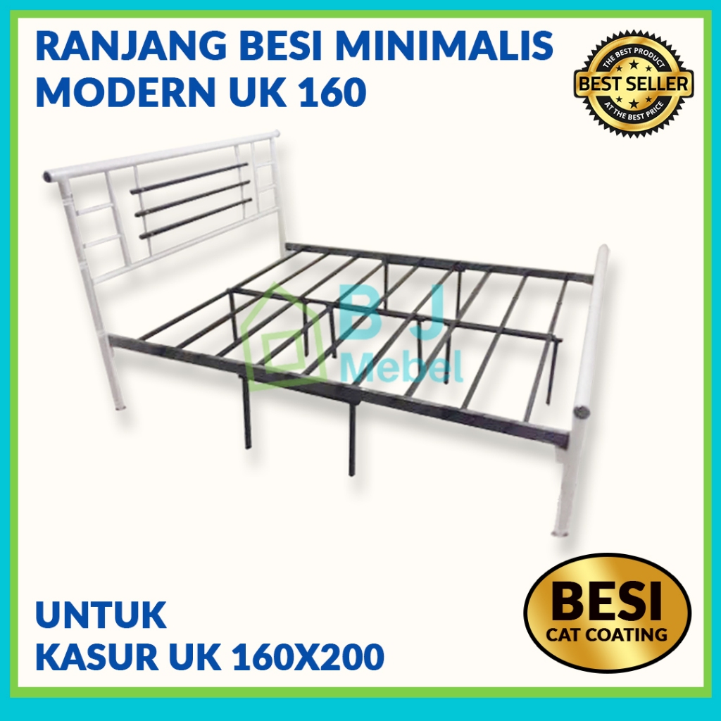 RANJANG BESI MINIMALIS MODERN 160x200