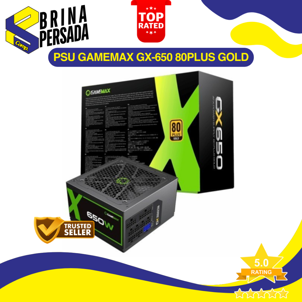 PSU Gamemax GX-650 80Plus Gold