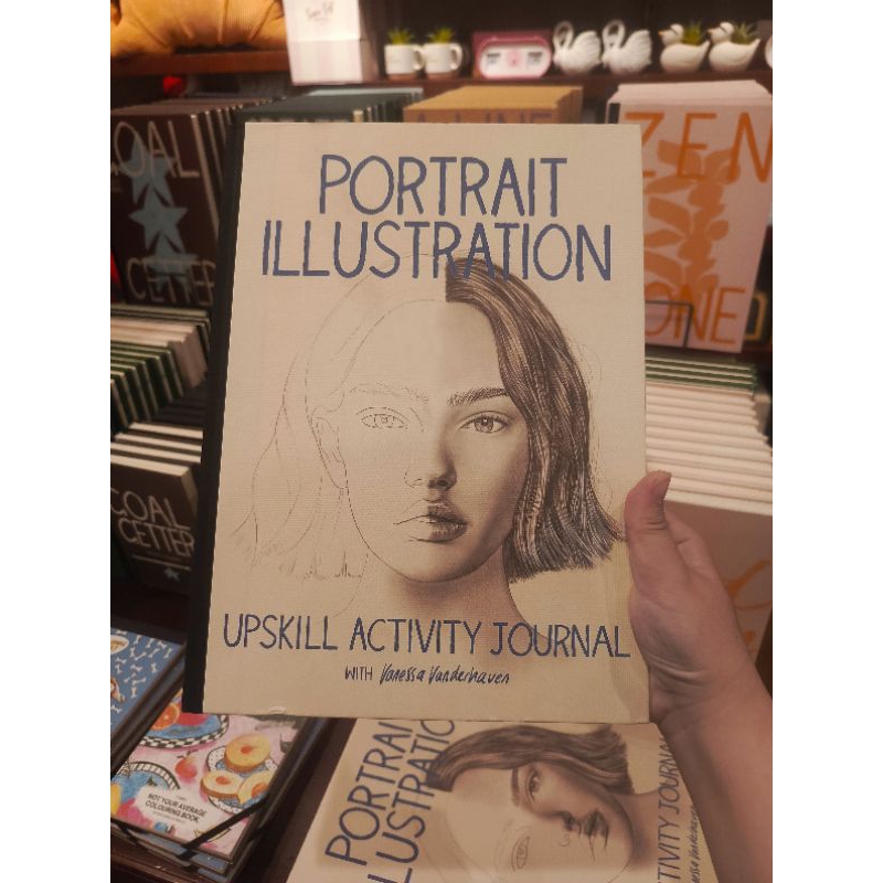 

Typo A4 Portrait Illustration Upskill Activity Journal Hardcover Buku Gambar Ilustrator Wajah Rambut