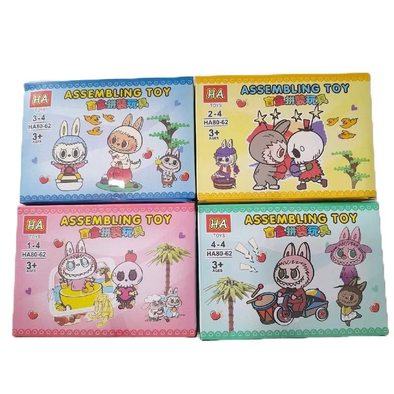 Lego Roboman Labubu 4 warna / Lego Labubu Model Roboman / Mainan Anak LABUBU Roboman Murah Asembling