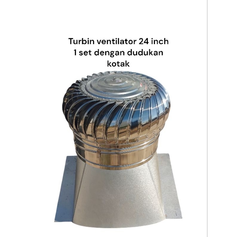 Turbin ventilator 24 inch stainless