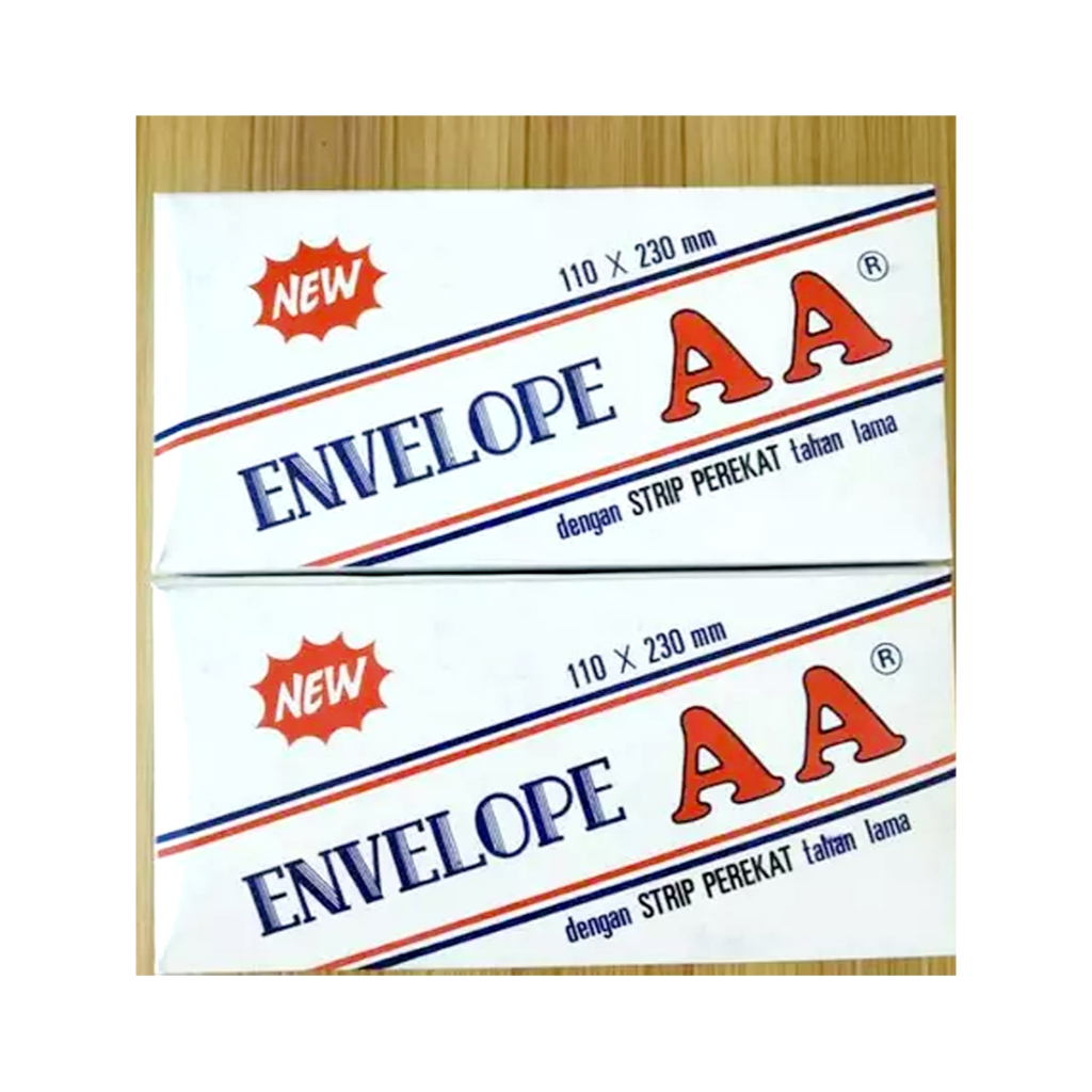 

Amplop New AA Polos Panjang 90