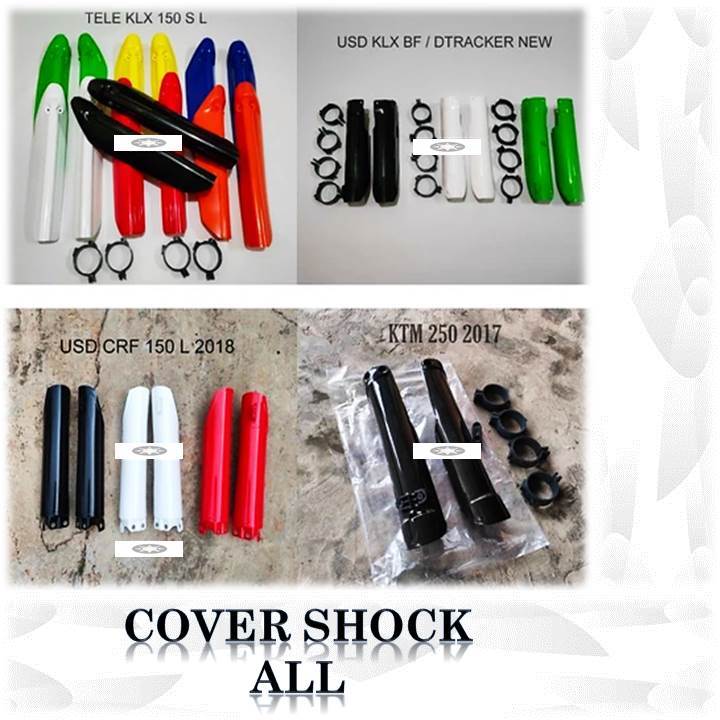 Cover shock depan tutup shock cover USD klx 150 s l klx bf dtracker crf 150l ktm 250 2017