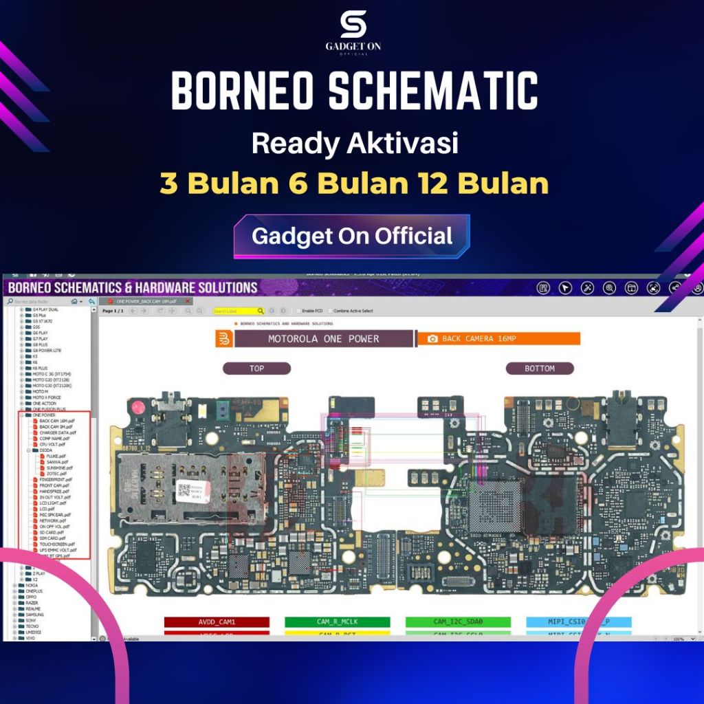 BORNEO SCHEMATIC AKTIVASI PERPANJANG