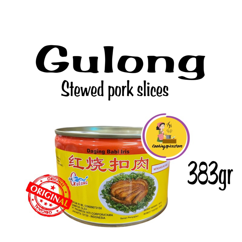 

Gulong Stewed Pork Sliced / Babi Hong / Daging Babi Rebus Potong 383gr