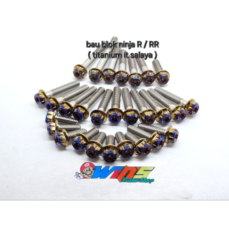Baut set kawasaki ninja R/RR It Salaya