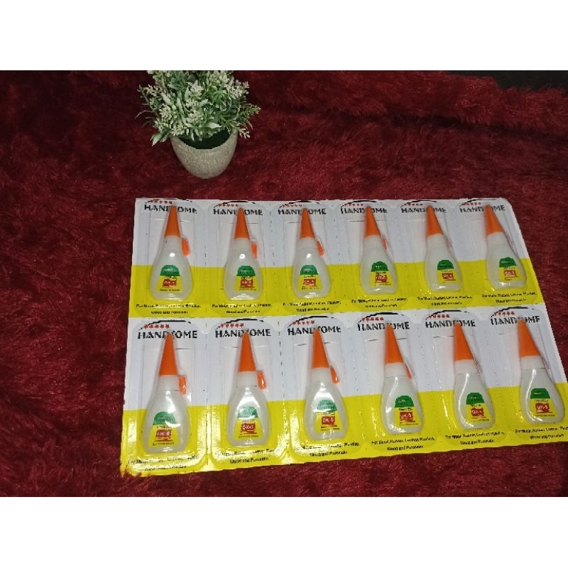 

lem handsome botol lembaran 12pcs
