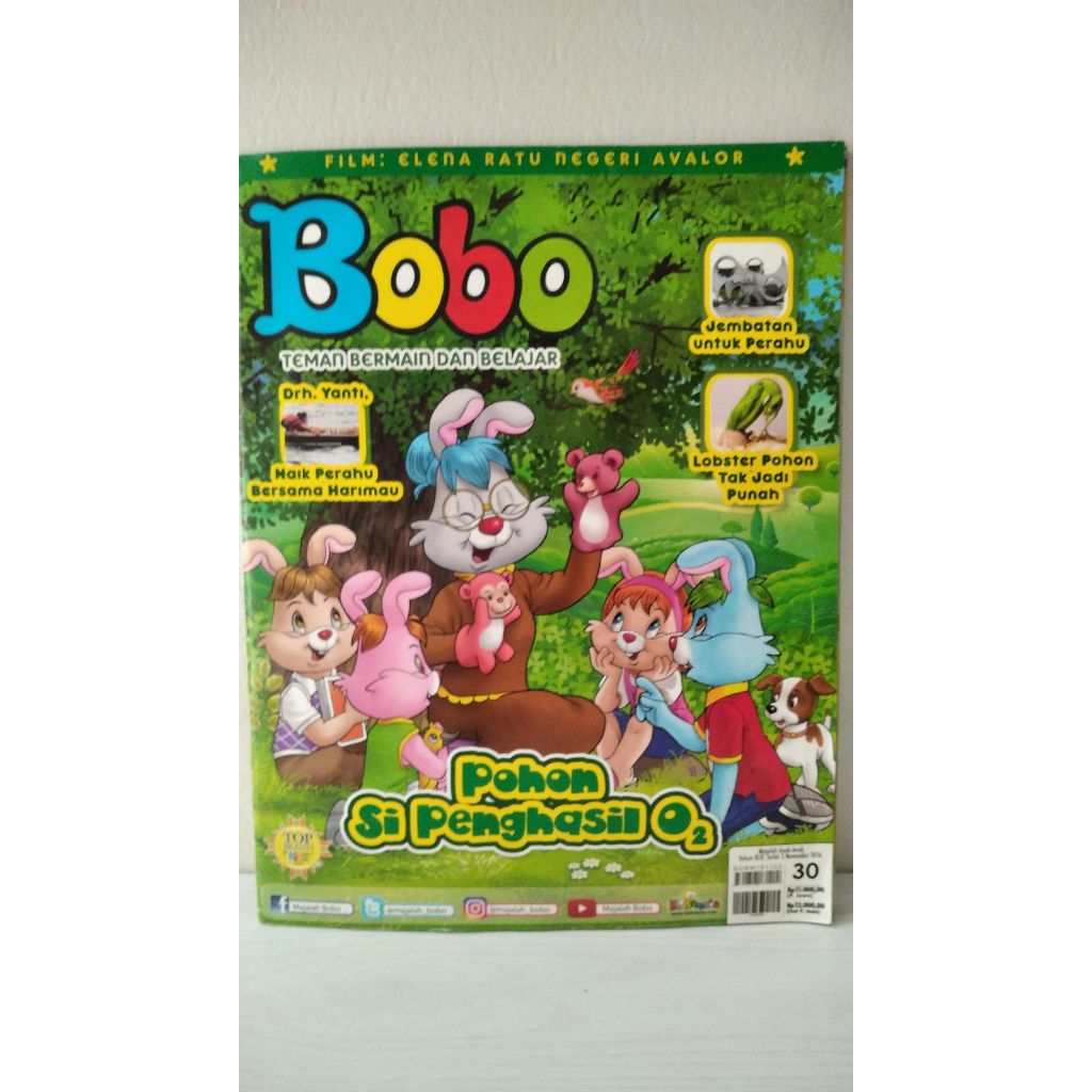 Buku Majalah Anak Bobo No.30 Ori Kompas Gramedia Bekas