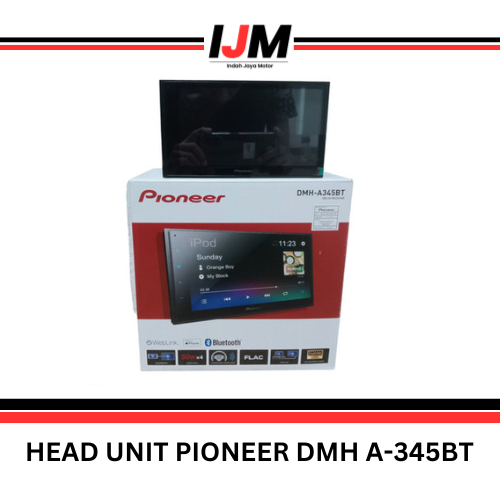 Paket HEAD UNIT TV PIONEER DMH-A345BT WEBLINK / TV PIONEER DMH A345BT / PIONEER DMH A-345BT + Subwoo
