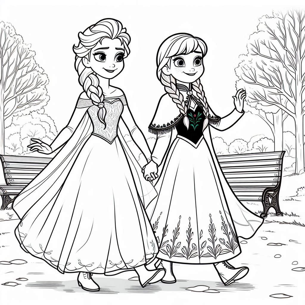 

Kertas Gambar Mewarnai Untuk Anak TK & Paud Tema : Elsa dan Ana (Isi 20 Lembar Mewarnai)