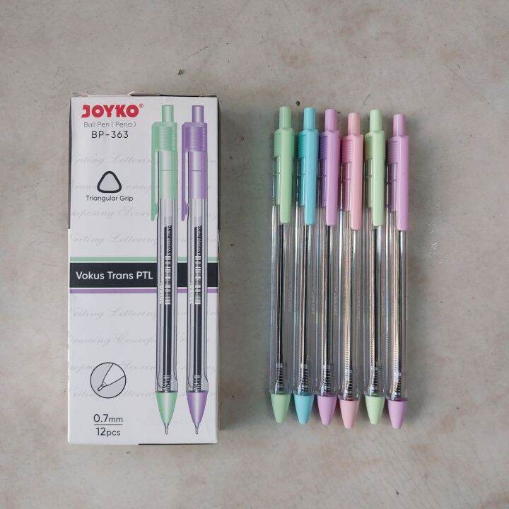 

Pulpen Pena Joyko BP-363 Vokus Trans PTL 0.7 mm (satuan)